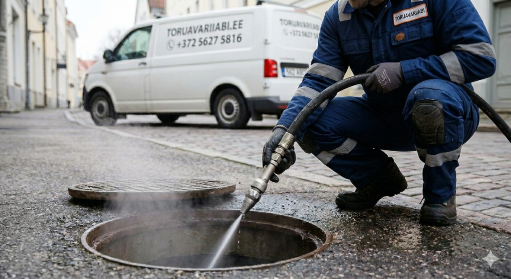 Kanalisatsiooni survepesu Tallinnas Toruavariiabi poolt